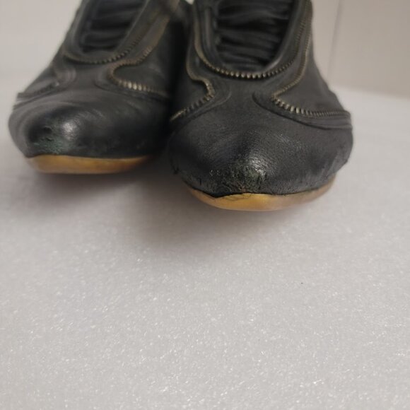 Vintage Alexander McQueen X Puma RARE Zipper Sneaker Pointed Toe Loafer Size 6 - Picture 7 of 10